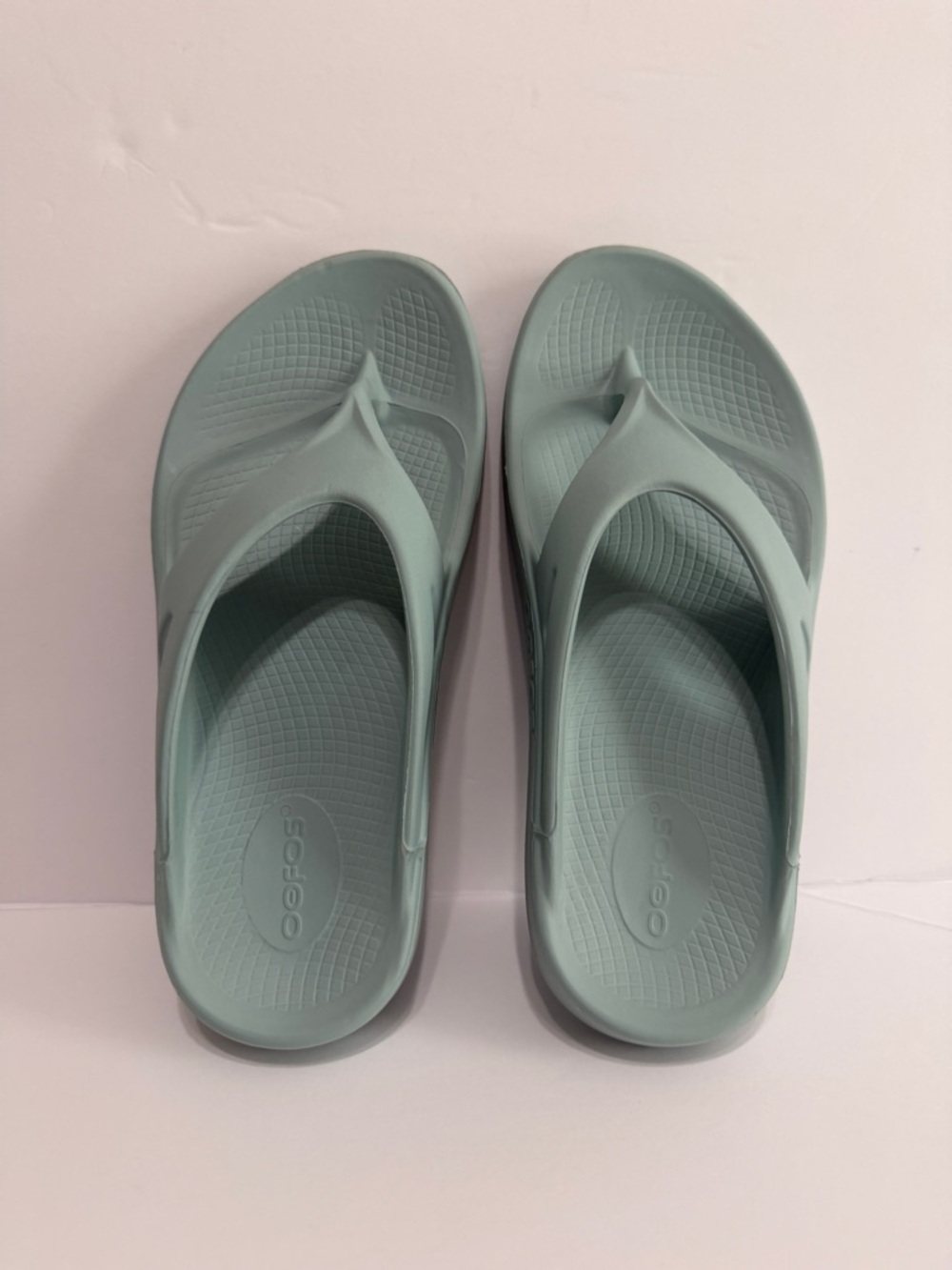 OOFOS Women's Sandals in Mist Blue Recovery Sandals Women’s Size 7 - Picture 2 of 6
